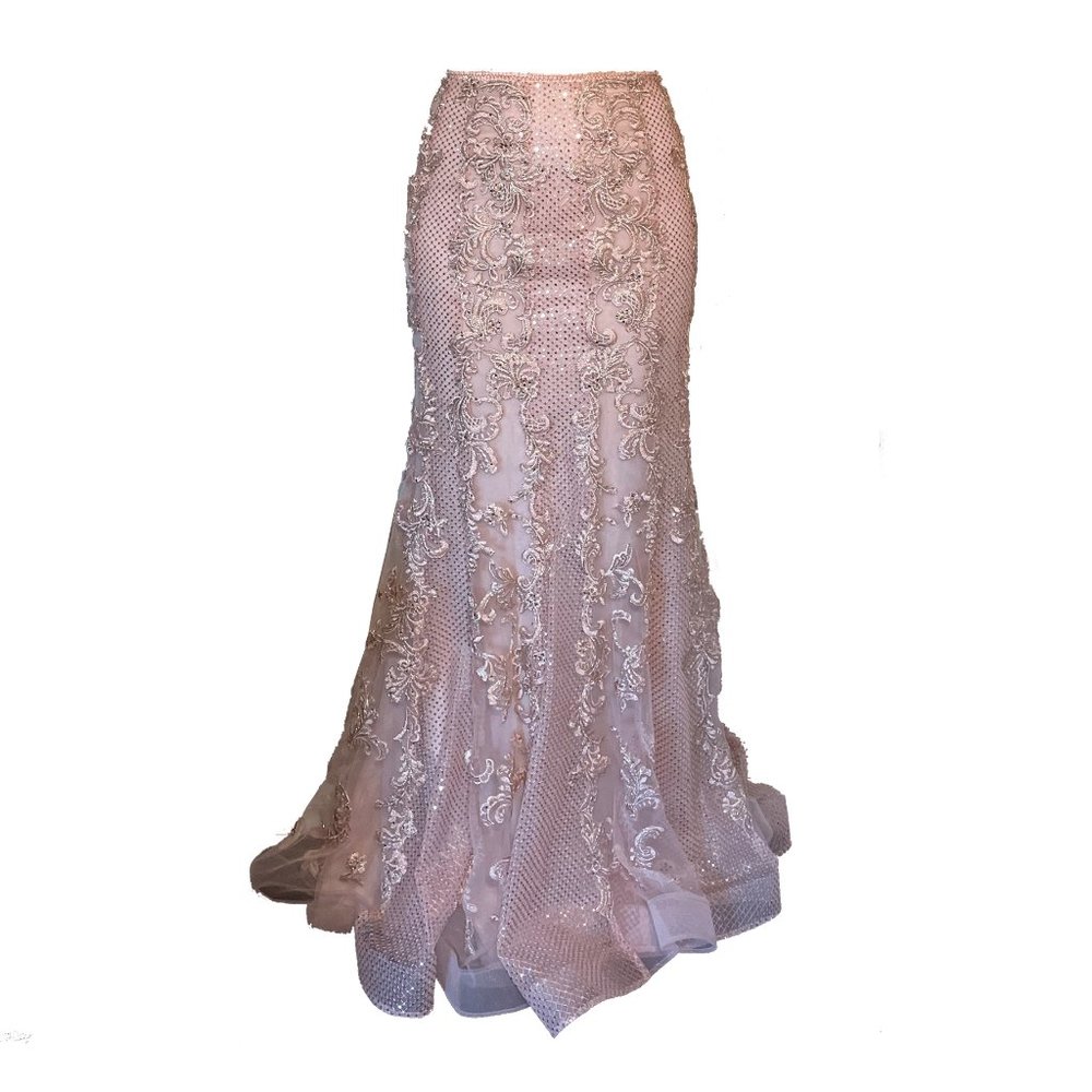 MON CHERI 's Two pieces Dress, Color: ROSE GOLD, Size: 8 - Picture 3 of 7